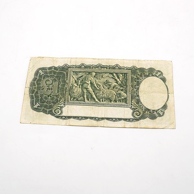 Commonwealth of Australia Armitage / McFarlane One Pound Note, H39 676448