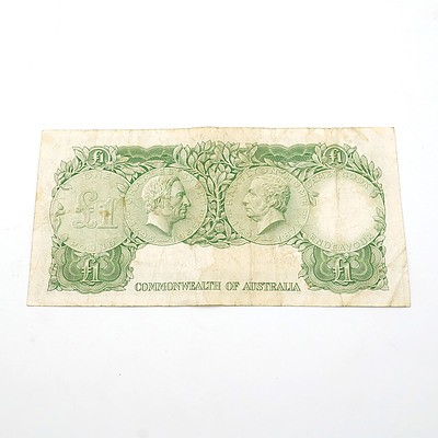Commonwealth of Australia Coombs / Wilson One Pound Note, HC36 974885