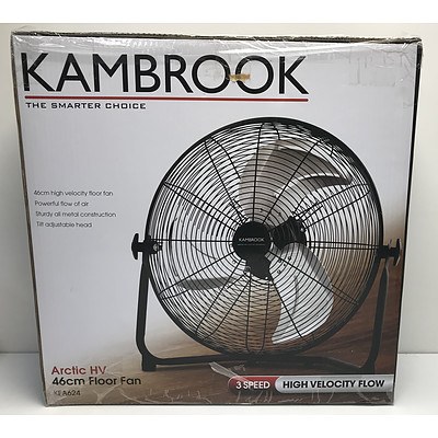 Kambrook High Velocity Floor Fan