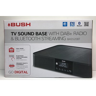 Bush TV Sound Base With Dab Radio And Bluetooth Streaming