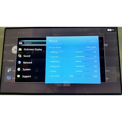 Samsung OM75D-K 75 Inch LED LCD Display Screen