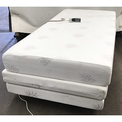 Twin Mat Electric Adjustable Bed