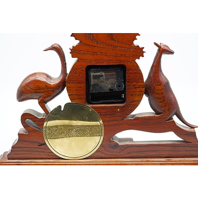 Sydney Cove Collection Advance Australia Quartz Mantle Clock