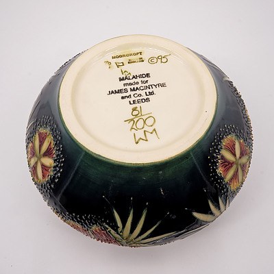 Moorcroft Malahide (Bottlebrush) Pattern Vase by Rachel Bishop 1995 Edition 81/200, Boxed