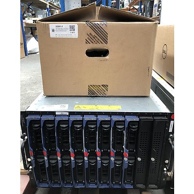 Dell PowerEdge 1855 Dual Xeon 2.8GHz Blade Server Chassis w/ 8 Blade Servers