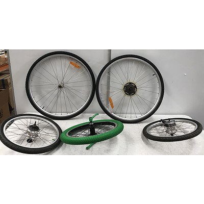 Assorted Bike Rims Tyres and Accessories
