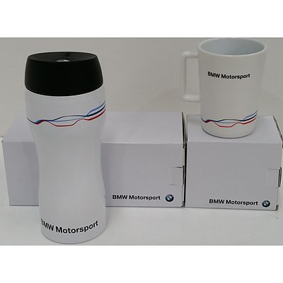 BMW Coffee Cup and Travel Mug - New