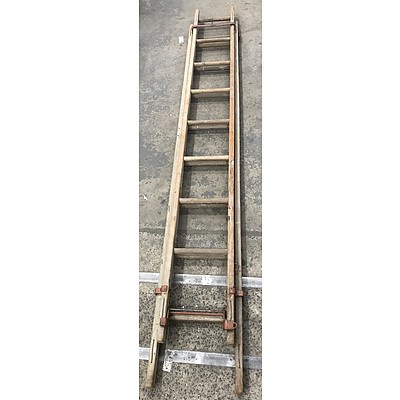 Glenwood household Ladder and Wooden Extension Ladder