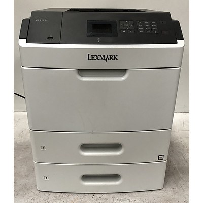 Lexmark MS812dn Black & White Laser Printer - Lot of Four