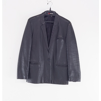 Vintage Leather Jacket Size 44