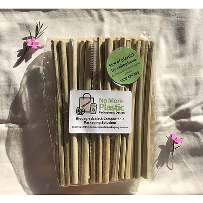 43 Reusable bamboo straws