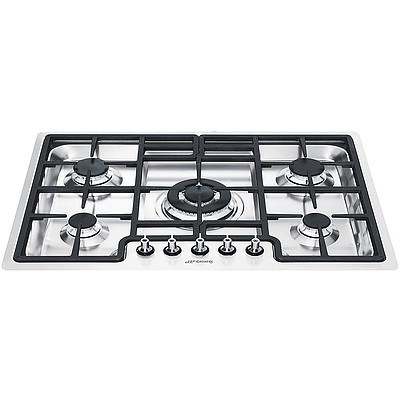 Smeg 72cm Classic Aesthetic Natural Gas Cooktop - Brand New - RRP $1995.00