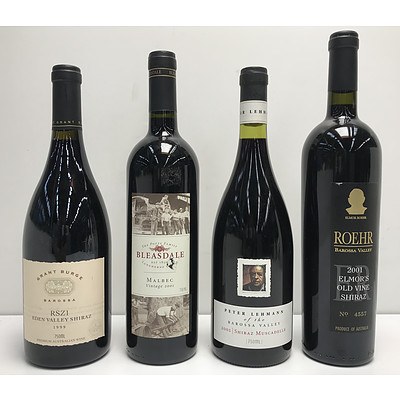 Four Bottles Of Red Wine