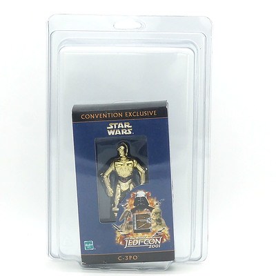 Hasbro 2001 Star Wars Jedi Con Convention Exclusive C-3PO, Boxed 