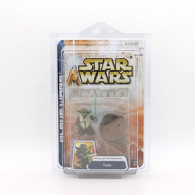 Hasbro 2003 Star Wars Clone Wars Army of the Republic Yoda, New Old Stock