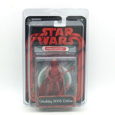  Hasbro 2005 Star Wars Holiday 2005 Edition Darth Vader, New Old Stock
