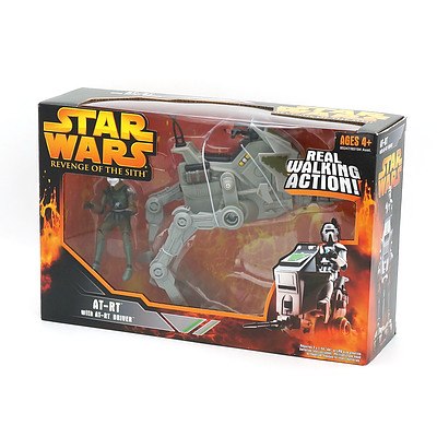  Hasbro 2005 Star Wars Revenge of the Sith AT-RT, New Old Stock