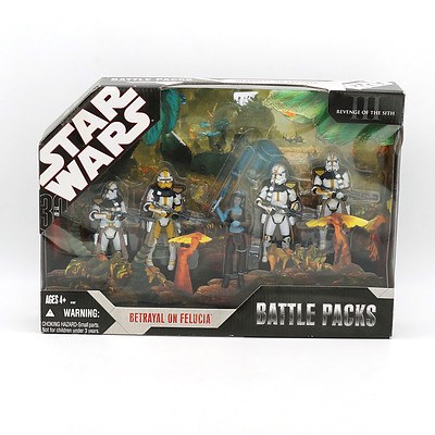 Hasbro 2006 Star Wars Betrayal on Felucia Battle Pack, New Old Stock