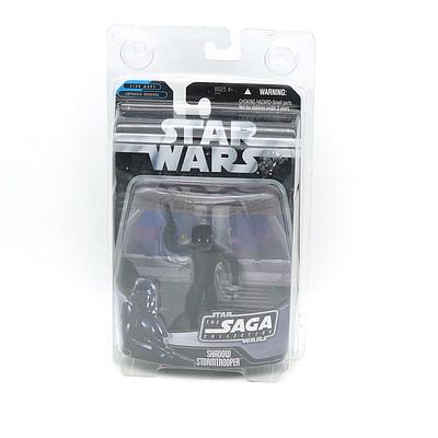 Hasbro 2006 Star Wars The Saga Collection with Exclusive Hologram Figure, Shadow Stormtrooper, New Old Stock