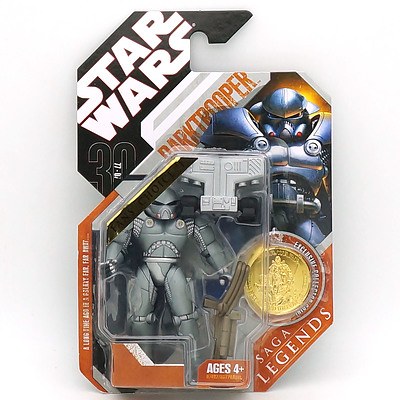 Hasbro 2007 Star Wars Darktrooper Exclusive Collector Coin, Ultimate Galactic Hunt 2007, Fans' Choice 1, New Old Stock