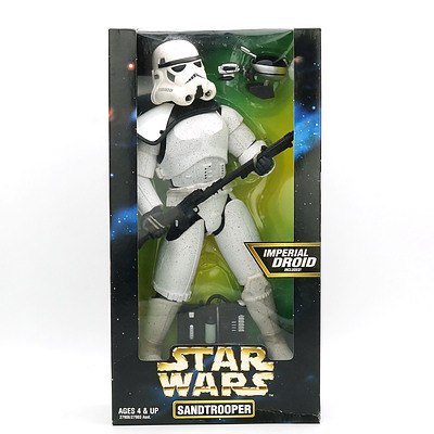 Kenner 1997 Star Wars Collector Series 12 Inch Sandtrooper, New Old Stock