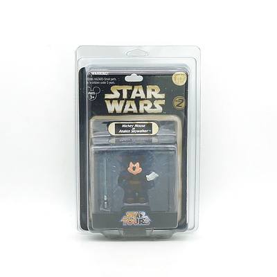 Hasbro 2008 Star Wars Star Tours Mickey Mouse as Anakin Skywalker, Series Two, New Old Stock