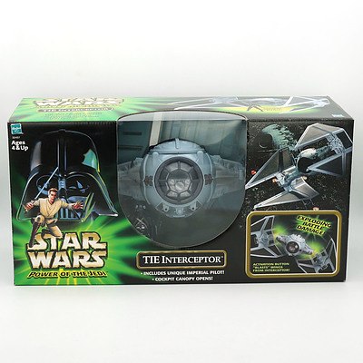 Hasbro Star Wars Power of the Jedi Tie interceptor, New Old Stock