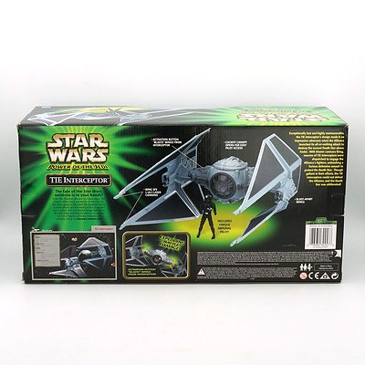 Hasbro Star Wars Power of the Jedi Tie interceptor, New Old Stock