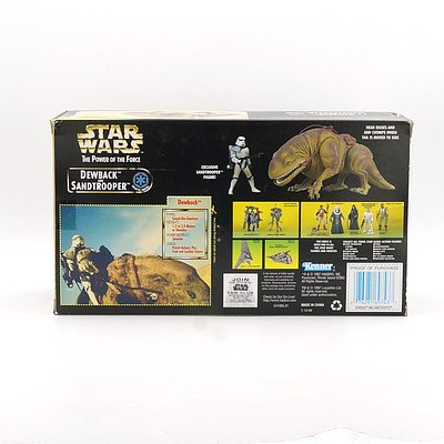 Kenner 1997 Star Wars The Power of the Force Special Edition Drewback and Sandtrooper, New Old Stock