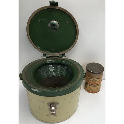 Vintage Websters superb Portable Toilet