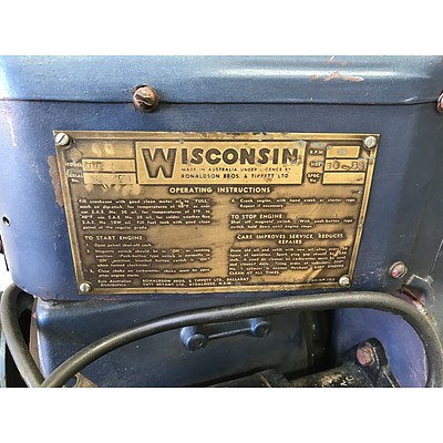 Vintage Wisconsin THD 3&1/4 Engine