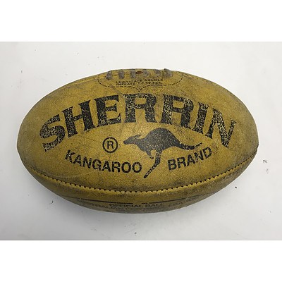 Sherrin Leather AFL Ball