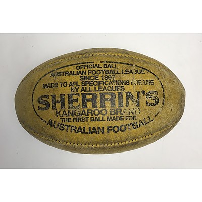 Sherrin Leather AFL Ball