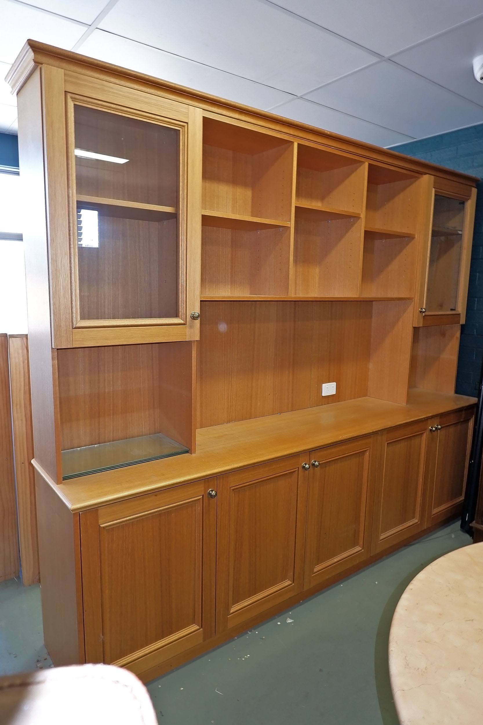 Large Ash Office Wall Unit Lot 1119447 ALLBIDS