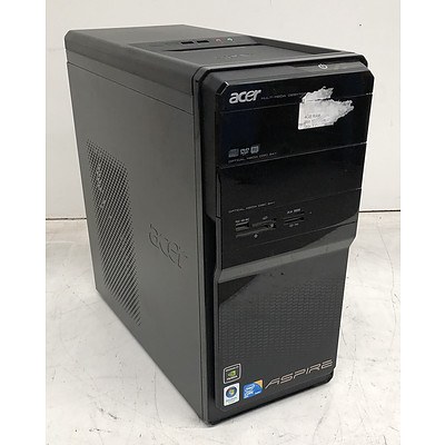 Acer Aspire (M1800) Core 2 Duo (E7400) 2.80GHz CPU Desktop Computer