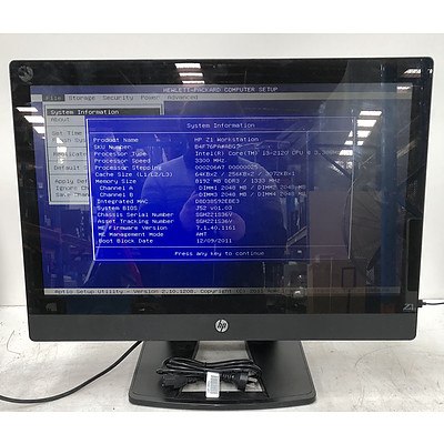 HP Z1 Core i3 (2120) 3.30GHz CPU 26.9-Inch All-in-One Workstation Computer
