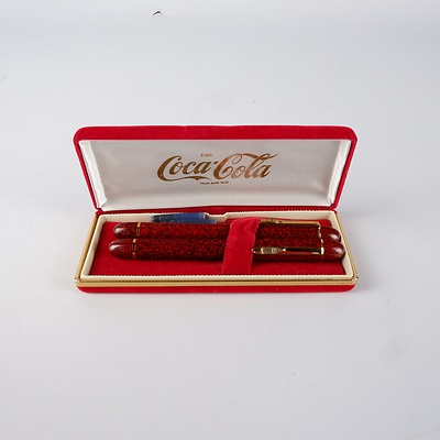 Coca Cola Fountain Pen and Ballpoint