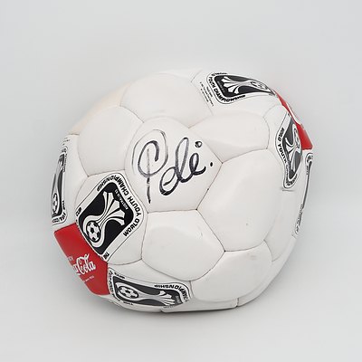 World Youth Championship Soccer Ball Signed by 'Pele' Edson Arantes do Nascimento