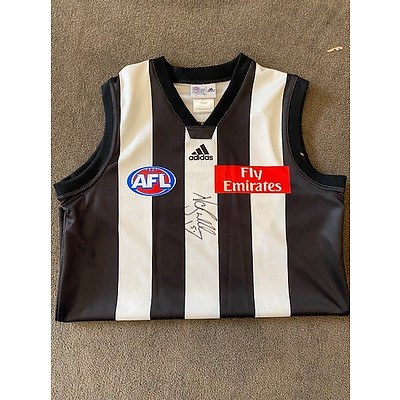 AFL Jumper Signed by Nathan Buckley - Brownlow Medallist -  Collingwood Football Club