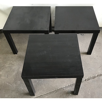 Three Ikea Side Tables
