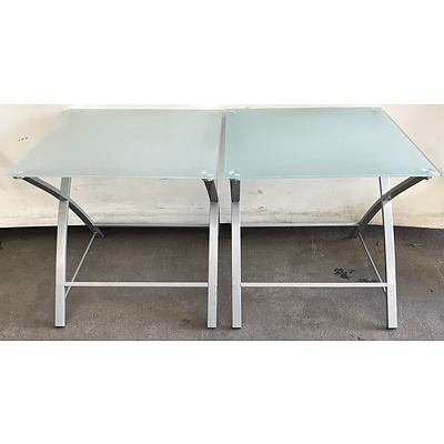 Pair Of Modern Side Tables