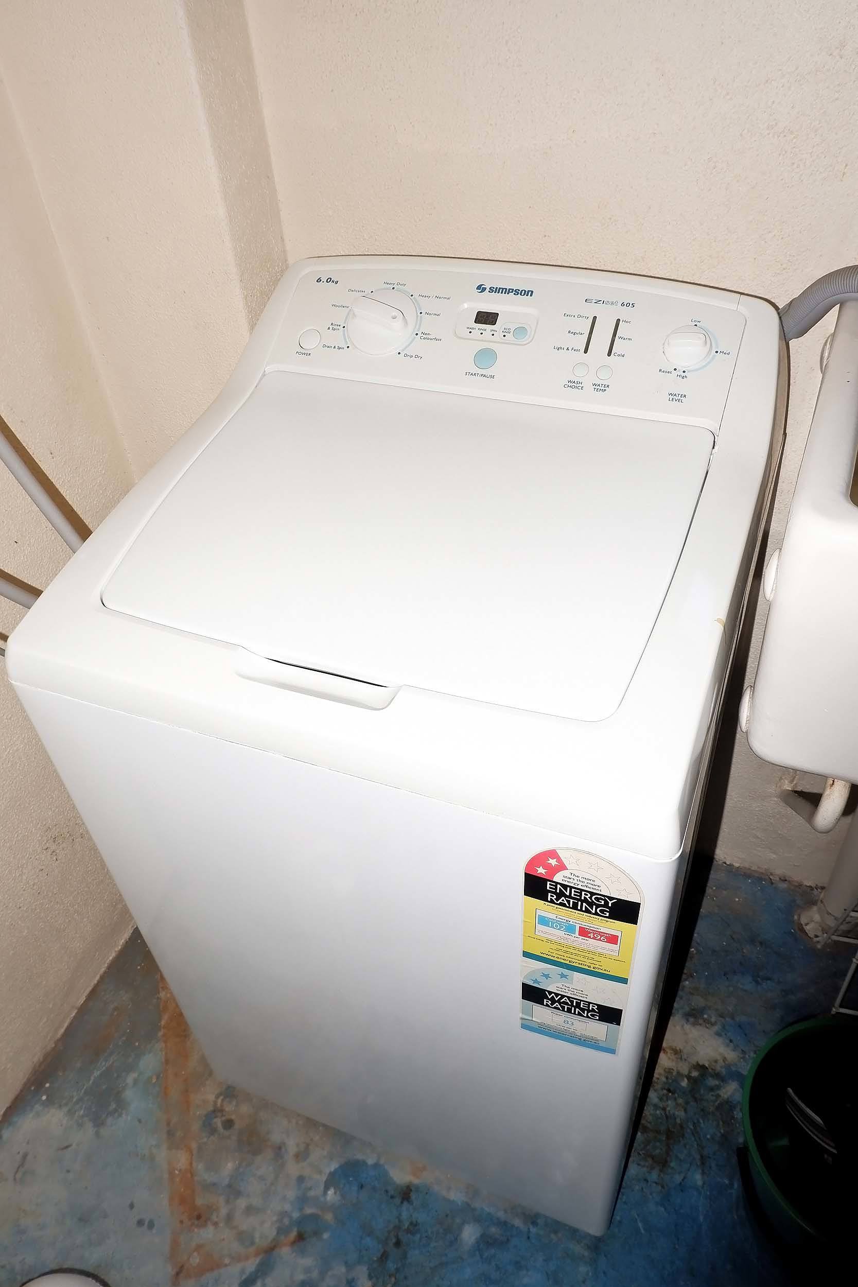 simpson eziset 605 washing machine