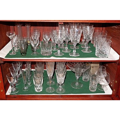 Quantity of Glassware, Including Doulton, Stuart and Others
