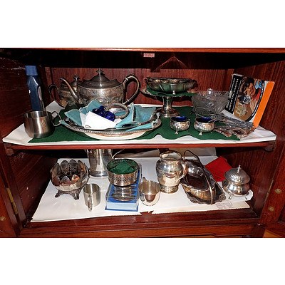 Various Silver Plated Wares, Including Viner's, Walker and Hall and More