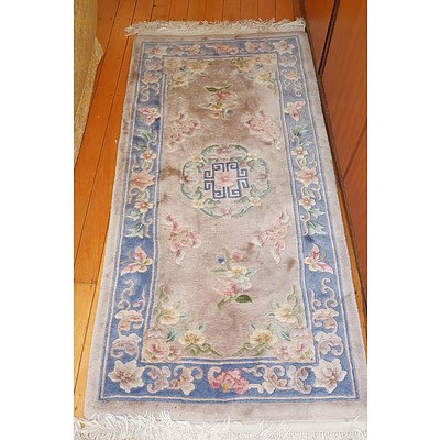 Chinese Sculpted Wool Pile Rug