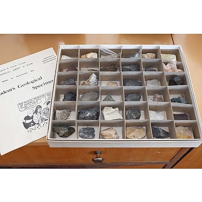 Collection of National Geography Geological Specimens