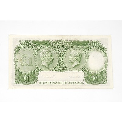 1953 Coombs / Wilson One Pound Note, HF61175898