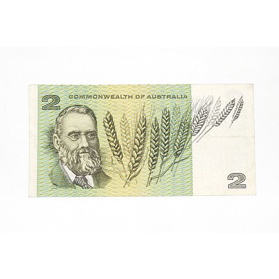 Scarce Commonwealth of Australia $2 Star Note, Coombs / Wilson ZFE31642*