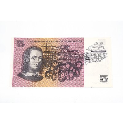 1968 Commonwealth of Australia Coombs / Randall Five Dollar Note, NAL852485