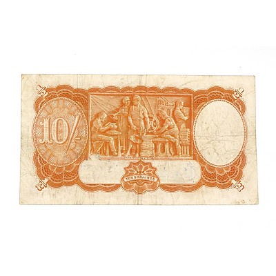 1942 Armitage / McFarlane 10 Shilling Note, F24952151